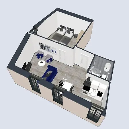 아파트 Serenite Au Centre N 6 *